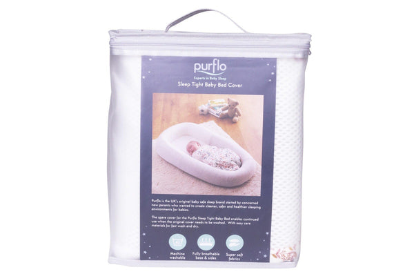 Purflo: COVER ONLY for Sleep Tight Baby Bed - Hazel