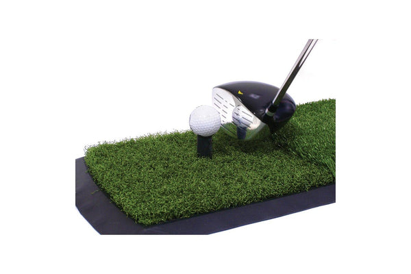 SKLZ 23.5" Golf Training Indoor Outdoor Portable Grass Launch Pad Tee Mat Set