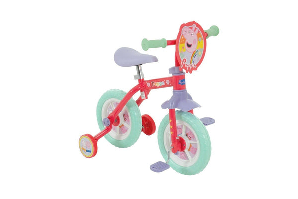 Peppa Pig My First 2 in 1 Training Bike (Pink/Purple/Green) (55cm)