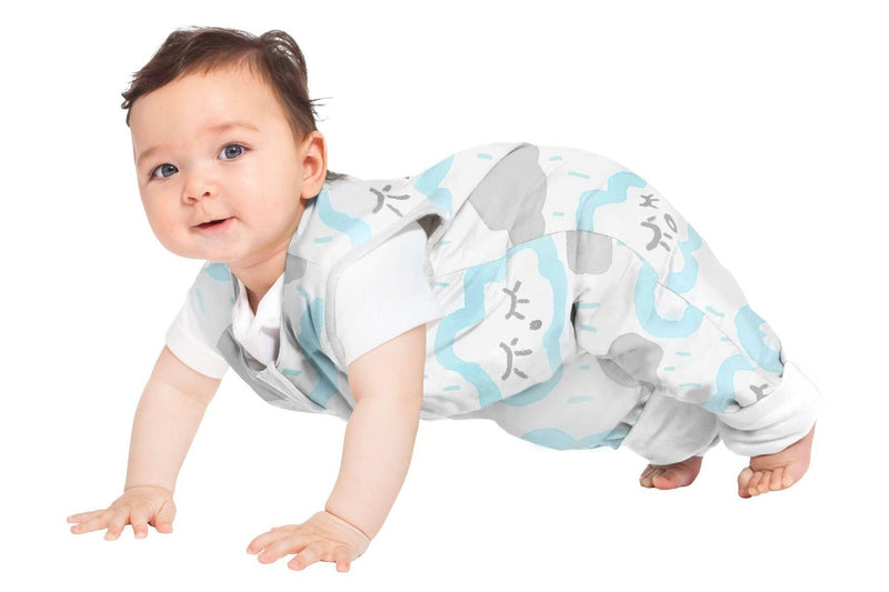 Baby Studio: Coolies No Arms 1.0 Tog - Peppermint Clouds (6-12 Months)