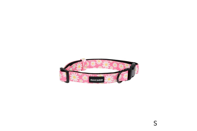 2x Splosh Frank Barker S Pink Daisies Dog Collar Adjustable Neck Strap 25-40cm