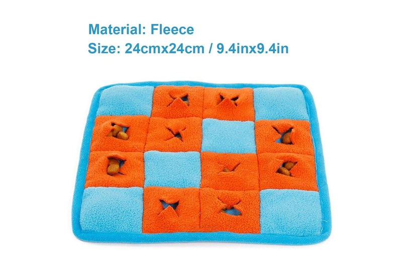 Durable Healthy Reversible Squeaker Slow Feed Sniffing Mat Chew Toy