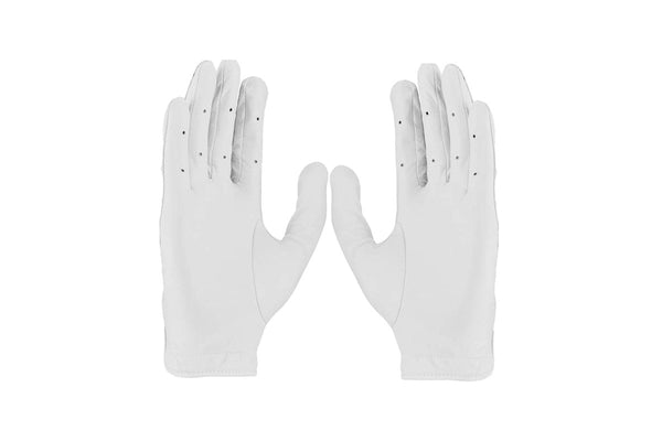 Nike Womens/Ladies Tour Classic III Leather 2020 Right Hand Golf Glove (White/Black) (XL)