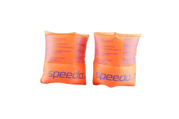 Speedo Roll Up Swimming Armbands (Orange) (One Size)