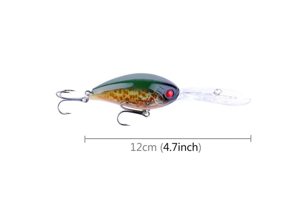 Realistic 12cm Hard Plastic Fishing Lures