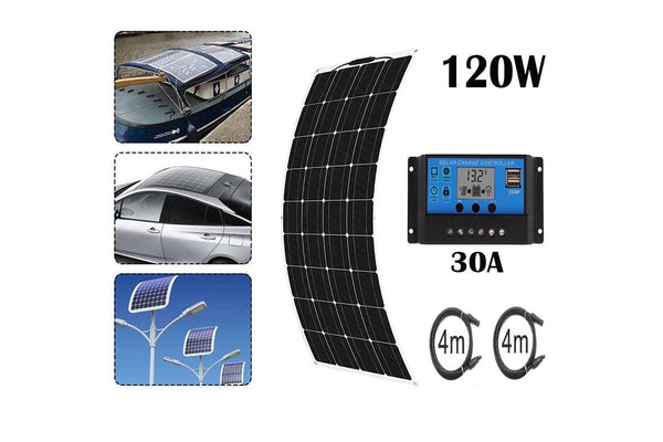 120W Solar Panel Flexible Kit