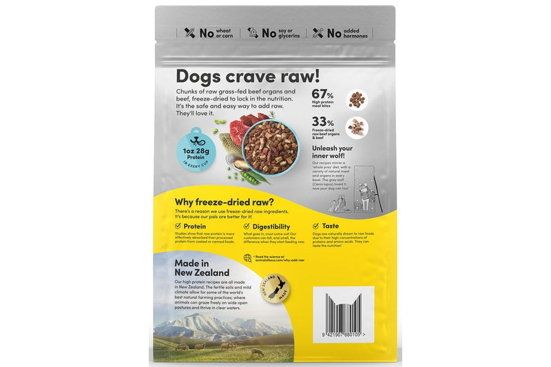 Animals Like Us: RawMix33 with Grass-Fed Beef Dog Food (1kg)