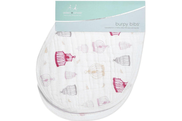 Aden + Anais: Classic Burpy Bib Set - Lovebird (2 Pack)