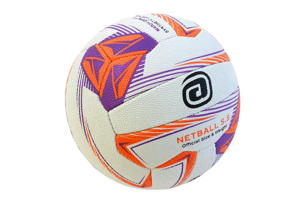 Avaro Club / Match Netball - Purple / Orange - Size 5