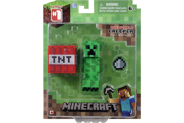 Minecraft Overworld Creeper Core Figure With Accessories - One Size