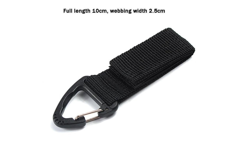 Carabiners Multifunctional Hanging Buckle Keychain Black - Black