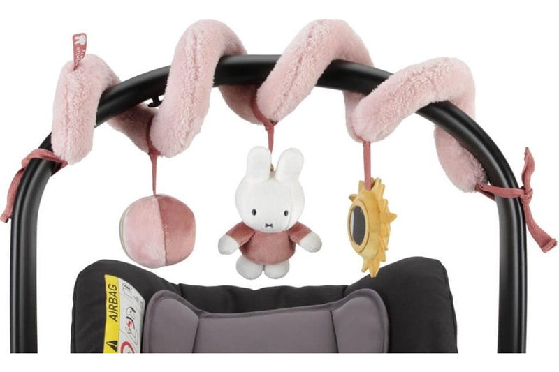 Miffy: Fluffy Spiral Toy - Pink