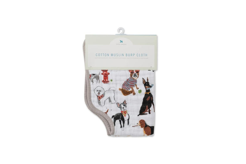 Little Unicorn: Muslin Burp Cloth - Woof