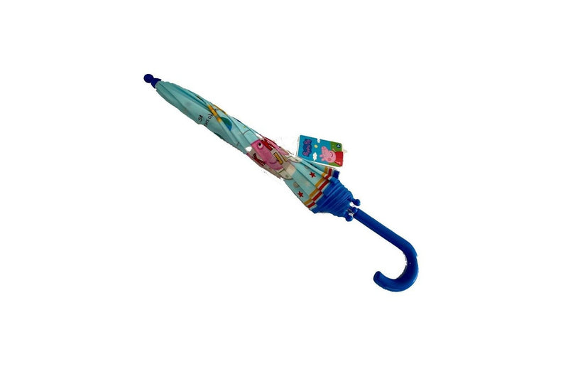 Peppa Pig Childrens/Kids Rocket Power Umbrella (Light Blue) (One Side)