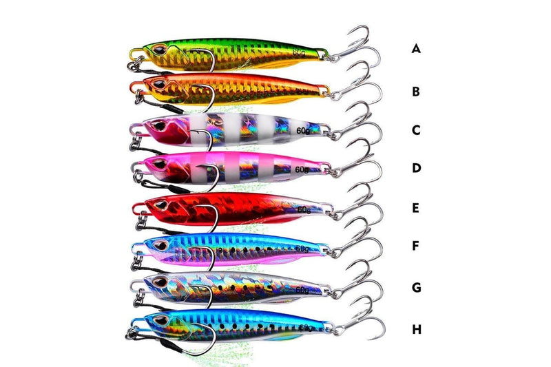 2 Metal Sea Fishing Bait 40g Simulation Proberos Lf103