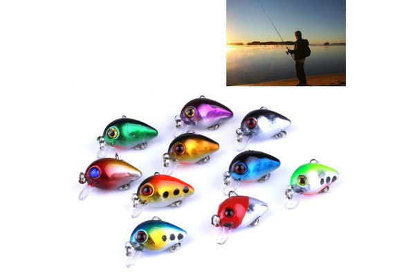 10 Piece Bionic Rock Fishing Lure Set With Box