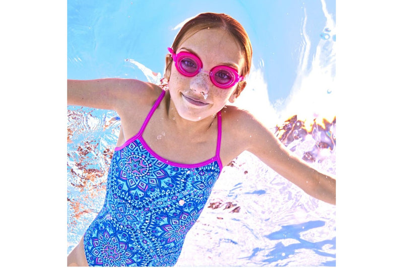 Zoggs Childrens/Kids Ripper Tinted Swimming Goggles (Pink/Purple) (6-14 Years)