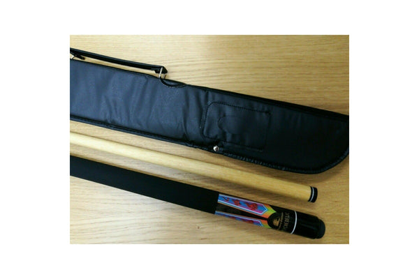 Power Glide Psychedelic Pool Cue (Brown/Navy) (89cm)