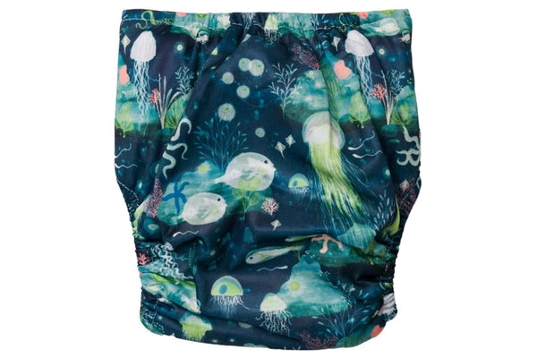 Nestling: Sassy Snap Nappy Cover - Under the Sea