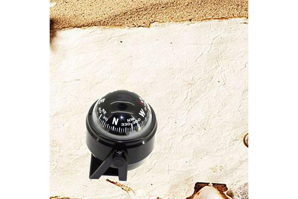 Navigation Sensitive Marine Auto Strong Directive Compass Small Black Ball Ideal For Boat Car - Standard