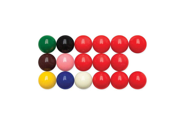 Formula Sports Standard Pool Billiard Balls 1 7 8" Set 10 Red 6 Colour 1 White