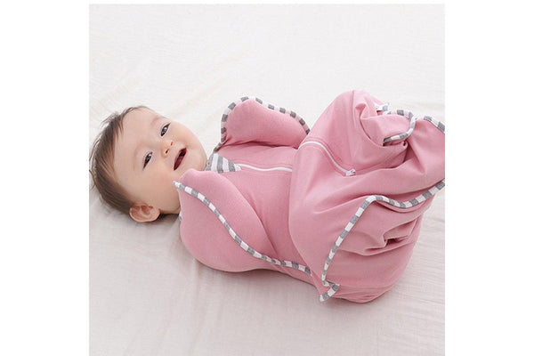 FancyGrab Baby Surrender Sleeping Bag Newborn Swaddle UP Transition Bag Pink