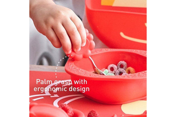 Marcus & Marcus: Silicone Palm Grasp Spoon & Fork Set - Pokey