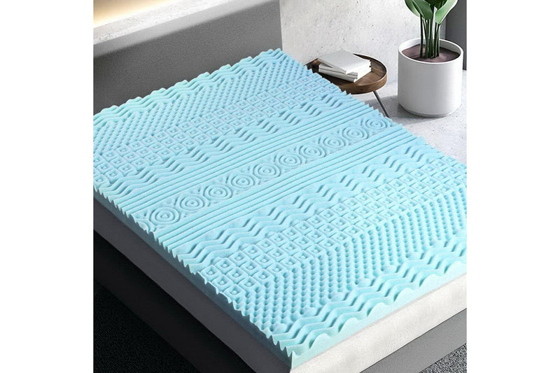 Giselle 11-zone Memory Foam Mattress Topper Double