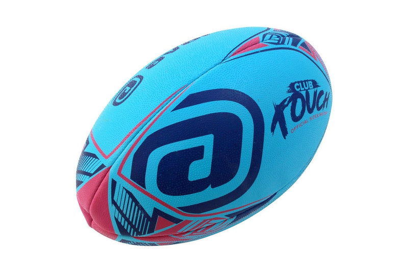 Avaro Senior Club Touch Rugby / Football Ball - Blue