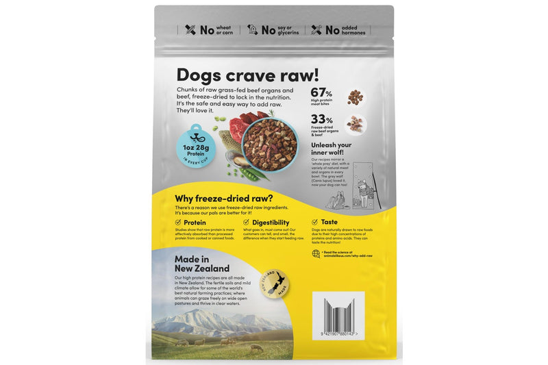 Animals Like Us: RawMix33 with Grass-Fed Beef Dog Food (2kg)