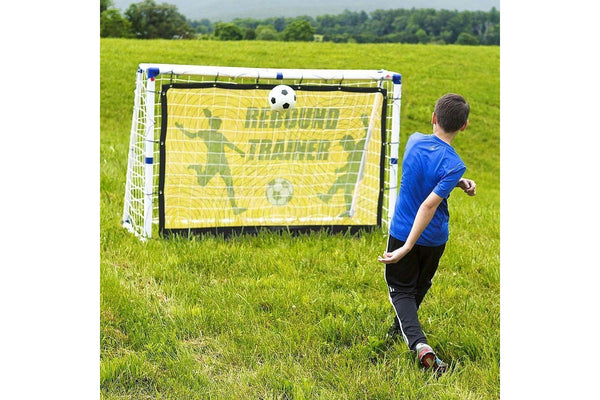 3-in-1 Soccer Goal and Rebound Trainer