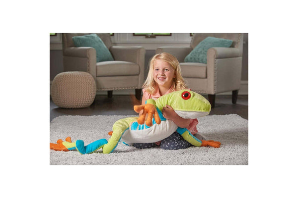 Wild Republic: Cuddlekins Jumbo Red Eyed Tree Frog - 30"Plush