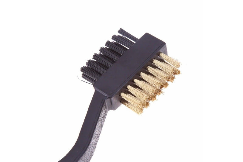 4Pcs 2 Sided Brass Wires Nylon Cleaning Kit Tool Golf Brush Clip Groove Ball Cleaner Hot - Standard