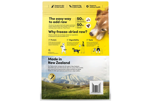 Animals Like Us: RawMix50 with Grass-Fed Lamb Dog food (3.6kg)