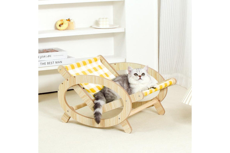 Zoomies Cat Hammock - yellow