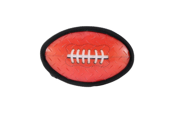 Paws & Claws 18cm Super Sports TPR Covered Oxford Football Pet Toy w Squeaker