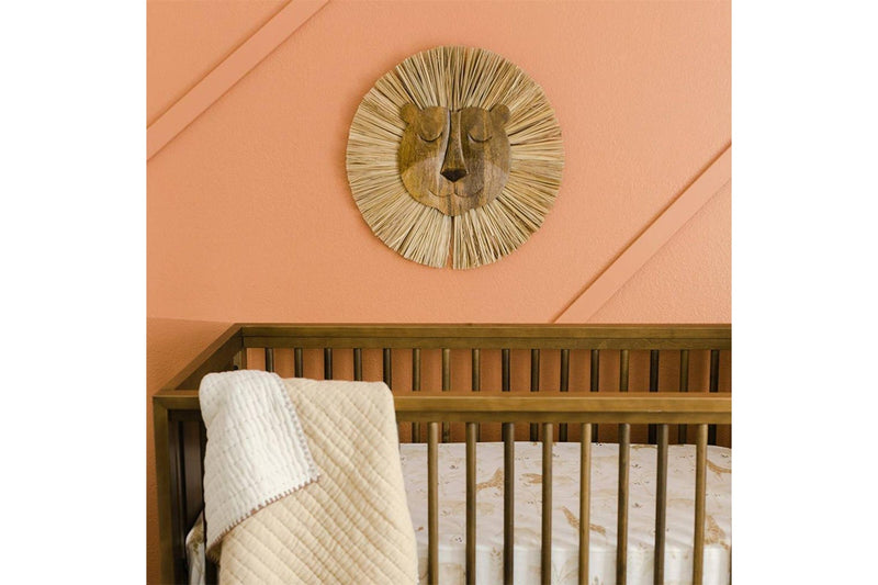 Crane Baby: Wooden Wall Decor - Lion