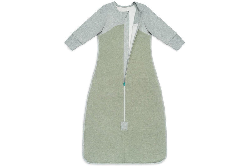 Love to Dream: Sleep Bag Organic Long Sleeve 1.0 TOG - Olive (Small)