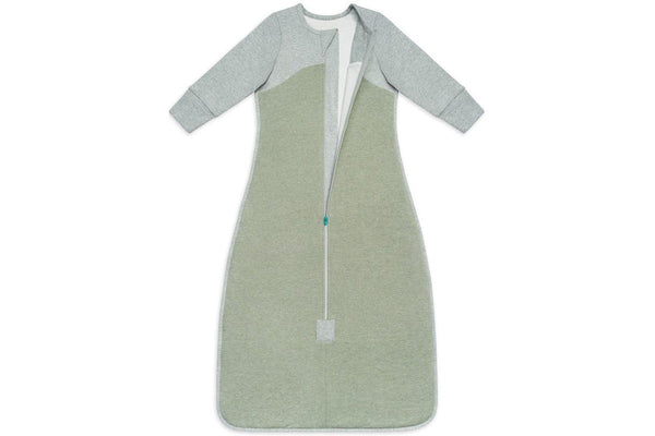 Love to Dream: Sleep Bag Organic Long Sleeve 1.0 TOG - Olive (Large)