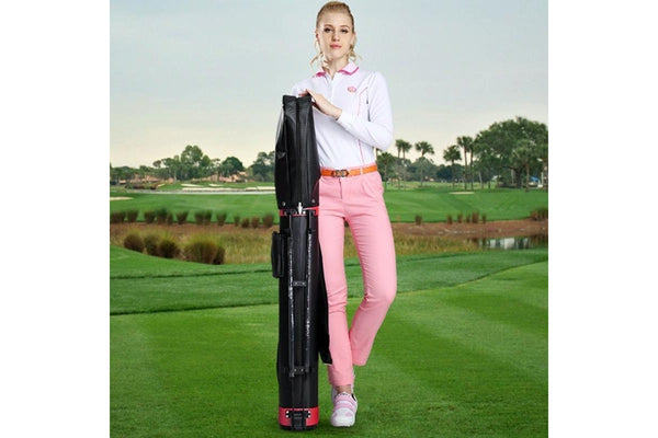 Golf Large Capacity Nylon & Pu Bag With Holder For Men And Women