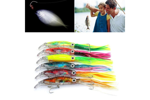 14cm Octopus Shaped Artificial Fishing Lures With Hooks