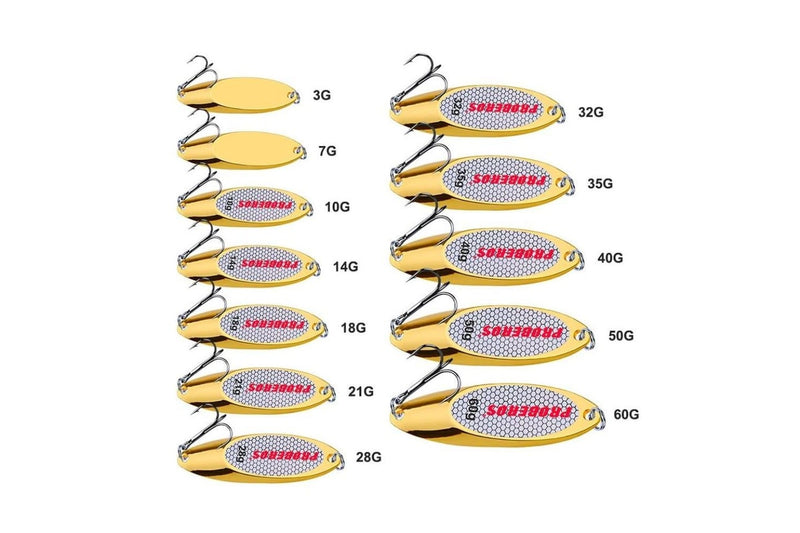 5 Piece 7g Metal Vib Lure With Sequins