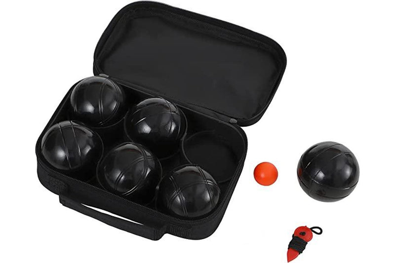 Ape Style 6 Ball Petanque Set - Black