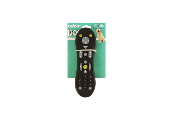 3x Pro Pet Max Heavy Duty Rubber TV Remote Dog Play Chew Toy Accesories 19x6cm