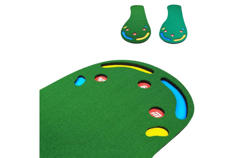 Gl002 Indoor Golf Putting Trainer Big Feet Practice Blanket - Woolen Blanket