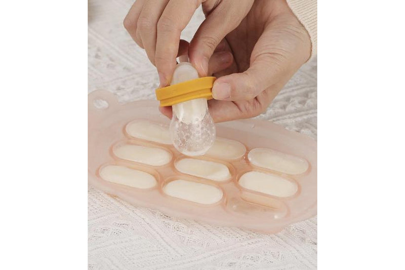 Haakaa: Pineapple Silicone Nibble Tray - Banana (with Label Slot)