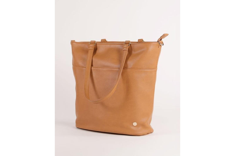 Little Unicorn: Nappy Bag Citywalk Tote - Cognac