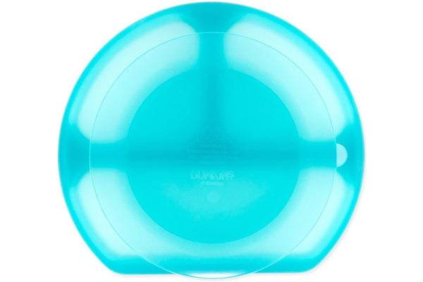 Bumkins: Jelly Silicone Grip Dish - Blue Jelly