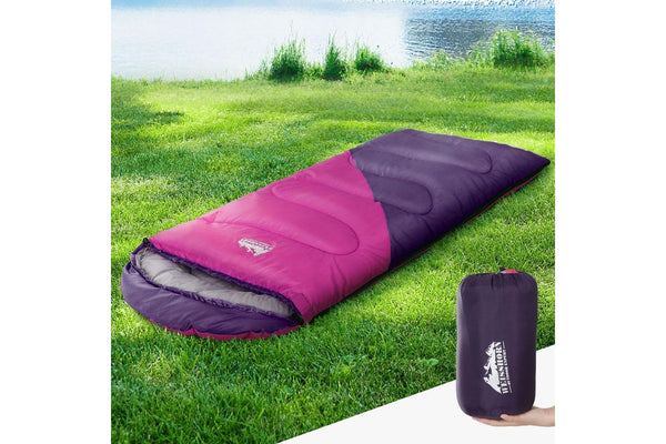 Weisshorn Kid Sleeping Bag 172CM Pink