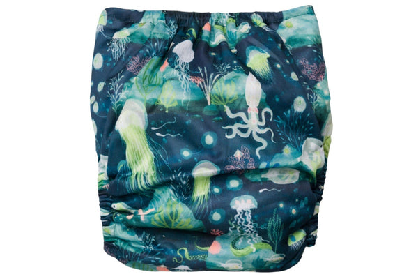 Nestling: Sassy Simple Nappy Complete - Under the Sea (One Size)